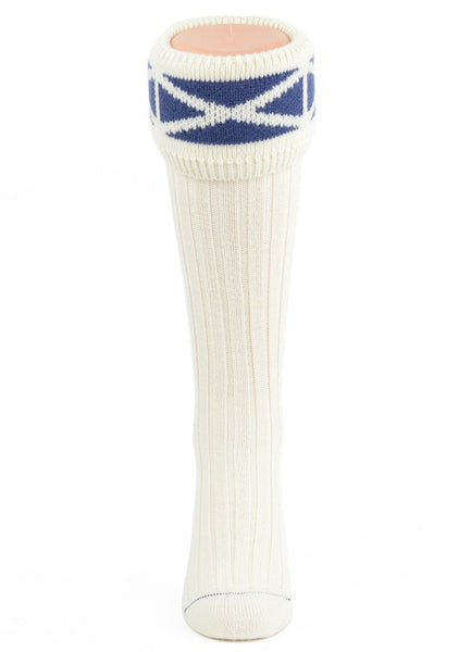 Saltire of Scotland Kilt Hose - Front