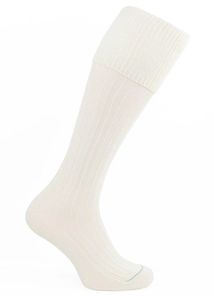 Morven Kilt Hose - Cream