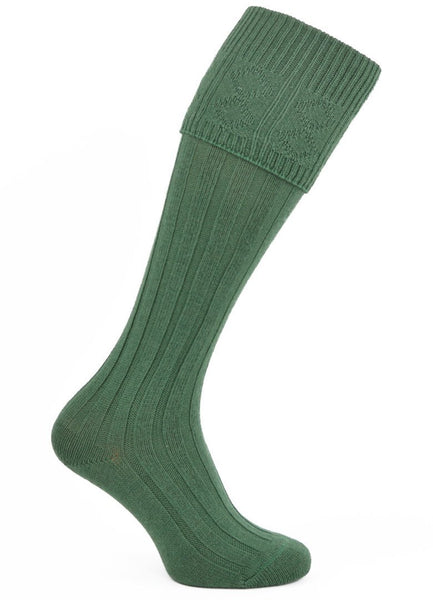 Morven Kilt Hose - Lovat Green