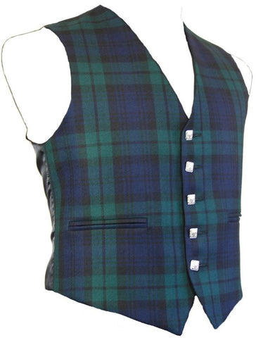 Custom Made Argyll Tartan Waistcoat