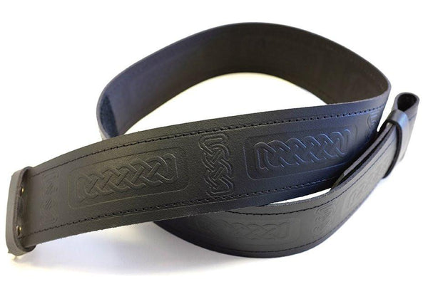Custom Made Celtic Leather Kilt Belt