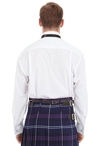 Wing Collar Dress Shirt with Double Cuff