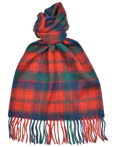 Robertson Red Modern Tartan Scarf