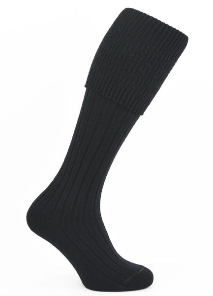 Glenbeg Kilt Hose - Black