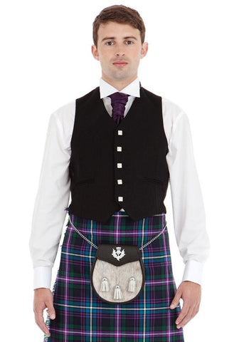 Black 5 Button Waistcoat