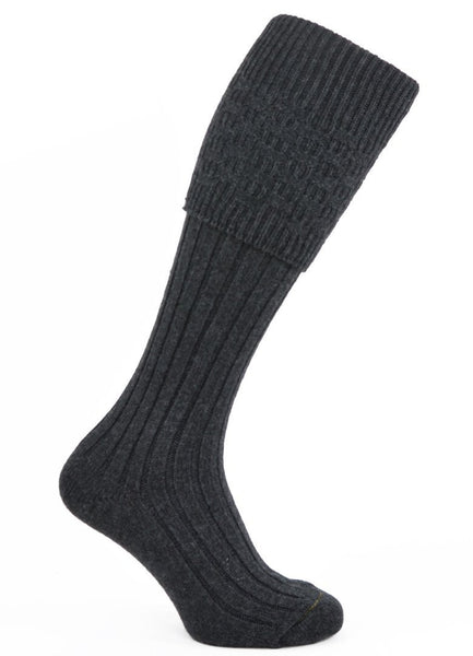 Glenbeg Kilt Hose - Charcoal