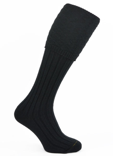 Strone Kilt Hose - Black