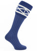 Saltire of Scotland Kilt Hose - St. Andrews Blue