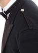 Standard Black Prince Charlie Jacket & Vest - Jacket Epaulette