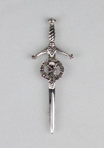 Clan Crest Sword Kilt Pin