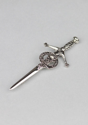 Clan Crest Sword Kilt Pin