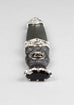 Luxury Pewter Thistle Clan Crest Sgian Dubh