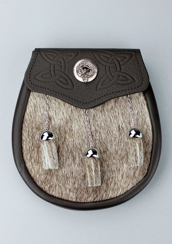 Clan Crest Celtic Semi Dress Sporran