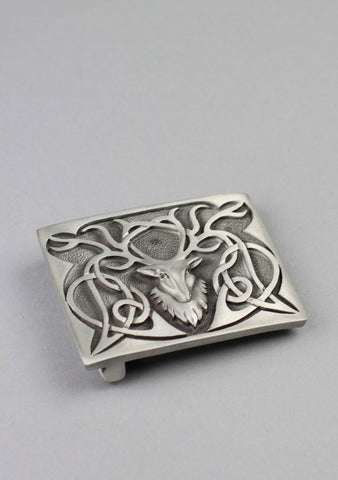 Pewter Stag Buckle