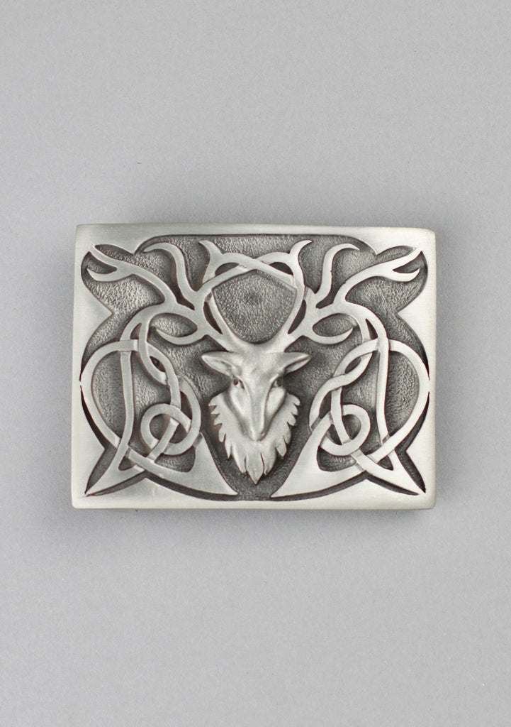 Pewter Stag Buckle