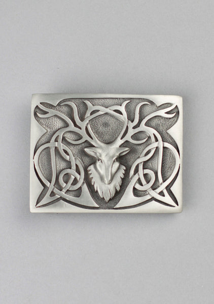 Pewter Stag Buckle