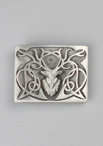 Pewter Stag Buckle