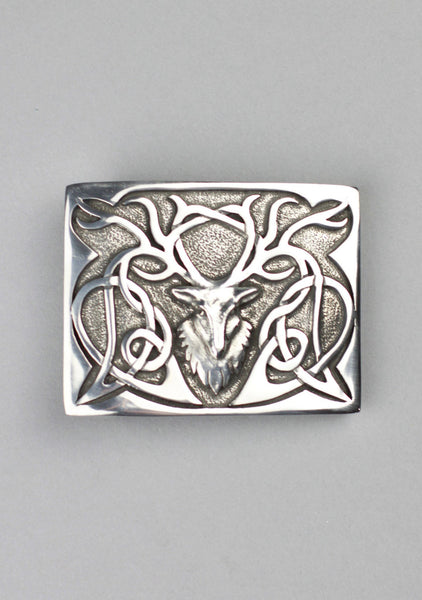Pewter Stag Buckle