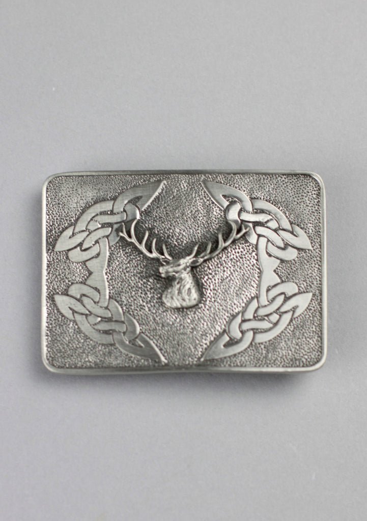 Celtic Stag Cast Buckle