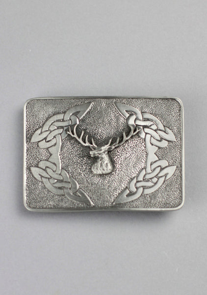 Celtic Stag Cast Buckle