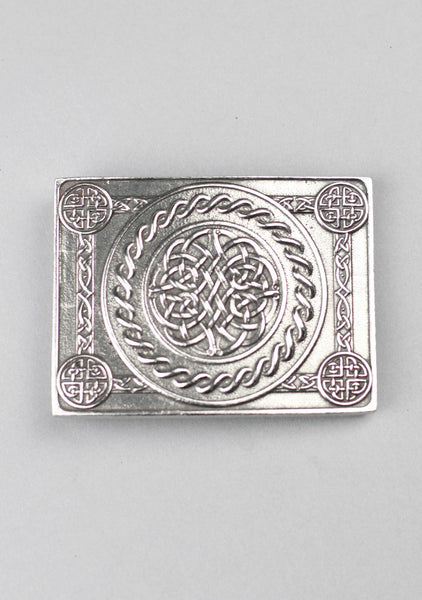 Celtic Knot Pewter Buckle