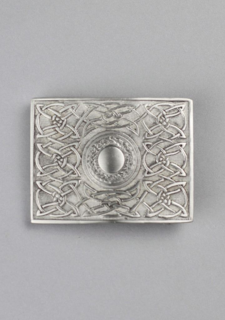 Celtic Knot Design Pewter Belt Buckle