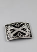 Highland Saltire Enamel Buckle