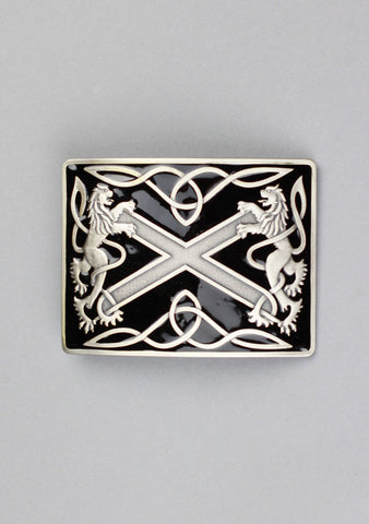 Highland Saltire Enamel Buckle