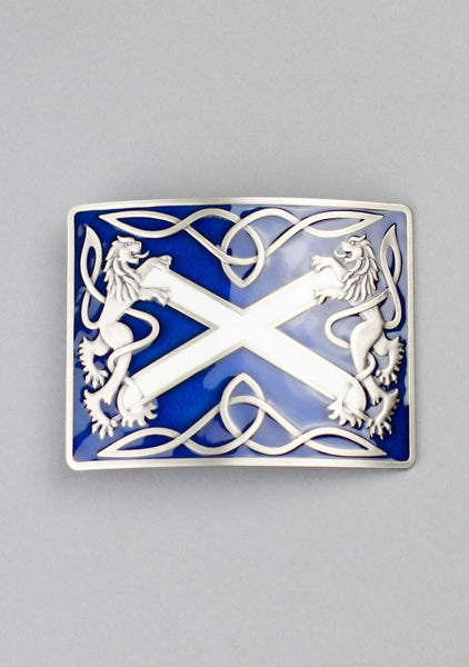 Highland Saltire Enamel Buckle