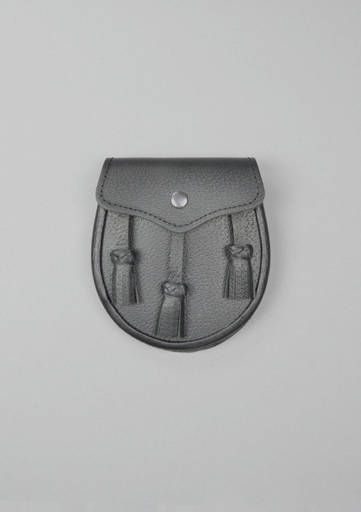 Boys Black Leather Sporran