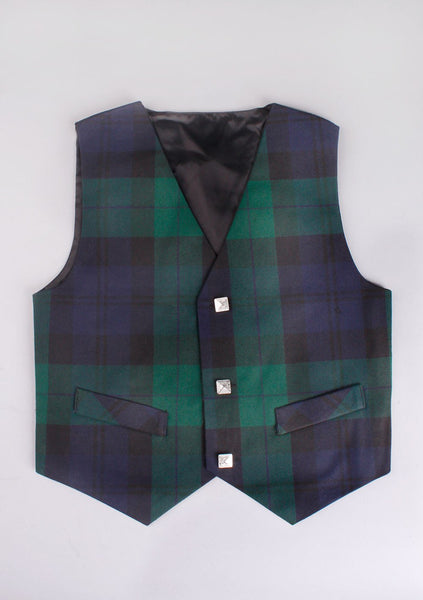 Boys Tartan Waistcoat