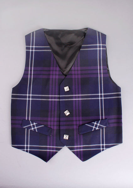 Boys Tartan Waistcoat