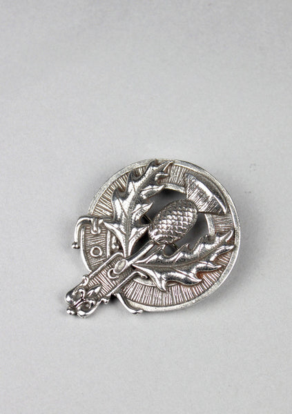 Thistle Crest Cap Badge