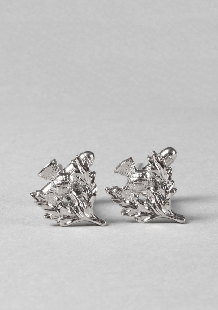 Scottish Thistle Pewter Cufflinks