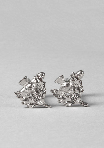Scottish Thistle Pewter Cufflinks