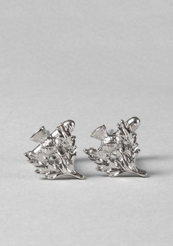 Scottish Thistle Pewter Cufflinks
