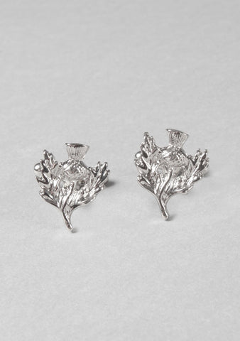 Scottish Thistle Pewter Cufflinks