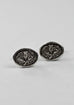 Oval Scottish Thistle Pewter Cufflinks