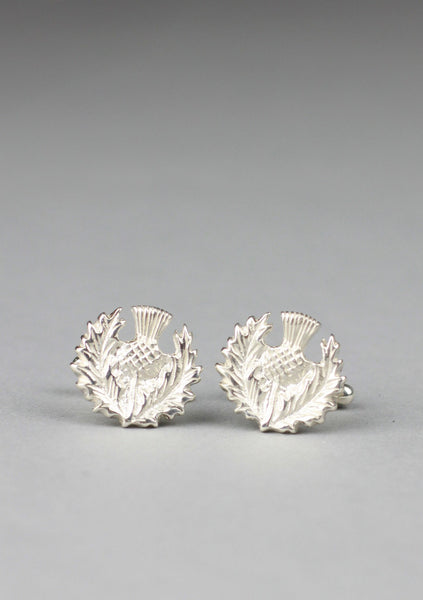 Silver Thistle Cufflinks