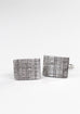 Tartan Design Pewter Cufflinks