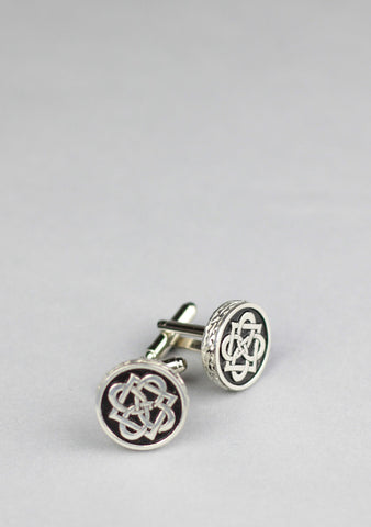 Round Celtic Cufflinks