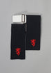 Embroidered Lion Rampant Flashes