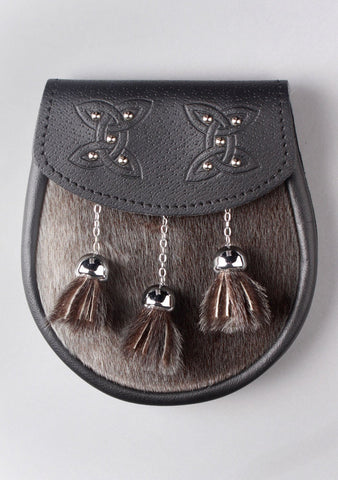Embossed and Studded Semi Dress Sporan