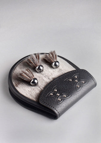 Embossed and Studded Semi Dress Sporan