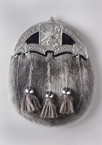 Saltire and Lion Cantle Full Dress Sporran