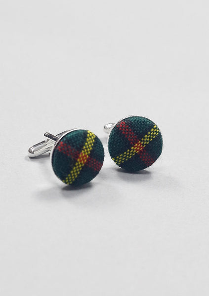 Tartan Wool Cufflinks