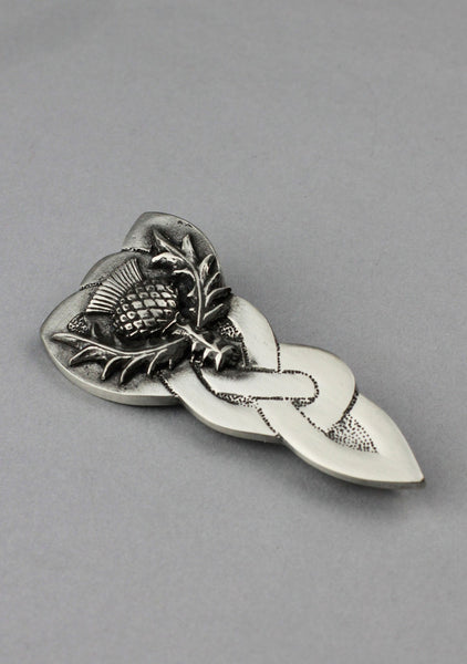 Chunky Celtic Thistle Kilt Pin