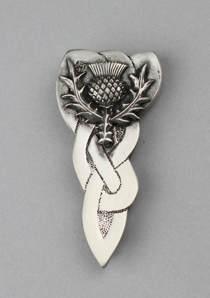 Chunky Celtic Thistle Kilt Pin