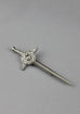 Standard Pewter Celtic Shield Kilt Pin