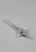 Standard Pewter Celtic Shield Kilt Pin